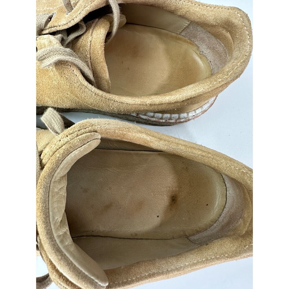 Rag & Bone Kent Platform Espadrille Suede Sneakers Dune Women's Size 37 US 7 - Picture 7 of 11
